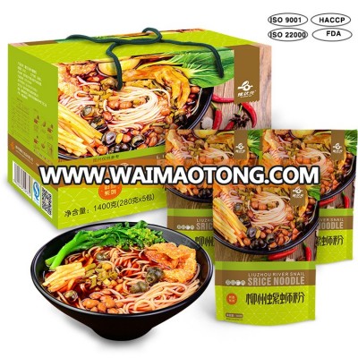 Dried low sodium instant rice noodle